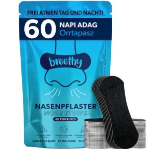 Breethy orrtapasz - fekete, 60 db