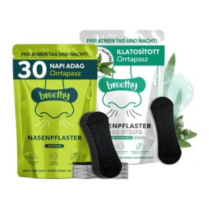 Breethy orrtapasz csomag - 30 db illatmentes és 30 db eukaliptuszos