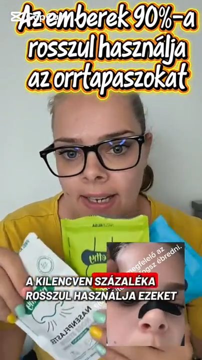 Breethy orrtapasz videó: Nem mindegy, hogyan teszed fel az orrtapaszt